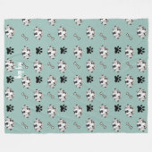 Gepersonaliseerde deken ontwerp voor hond (Voorkant (Horizontaal))