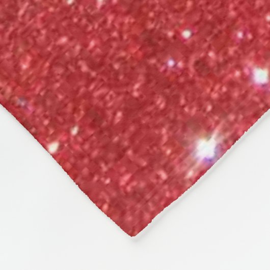 Gepersonaliseerde deken van de glitter fleece (Hoek)