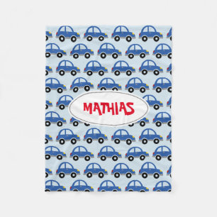 Gepersonaliseerde deken van het kind van de auto v