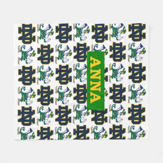 gepersonaliseerde deken voor de universiteit (Voorkant (Horizontaal))