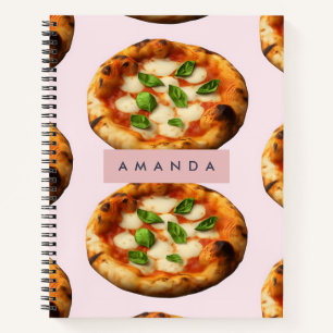 Gepersonaliseerde Delicious Pizza Design Notitieboek