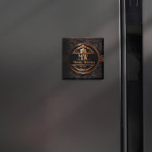 Gepersonaliseerde  Demask Monogram Magnet