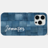 Gepersonaliseerde Denim iPhone / iPad case (Achterkant (horizontaal))