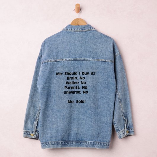 Gepersonaliseerde denim jas denim jacket (Hangar)