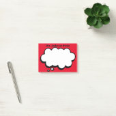 Gepersonaliseerde denkbubbel van de leraar Post-it Post-it® Notes (Kantoor)