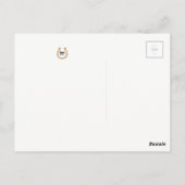 Gepersonaliseerde derby dank u Briefkaart Baby sho (Achterkant)