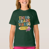 Gepersonaliseerde derdegraads vibes terug naar sch t-shirt (Voorkant)