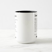 Gepersonaliseerde Dermatoloog Waardering Definitie Mok (Midden)