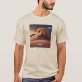 Gepersonaliseerde Desert Sandstorm / Dust Storm T-shirt (Voorkant)
