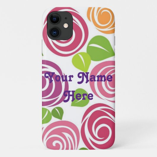 Gepersonaliseerde Design - Jouw naam hier Case-Mate iPhone Case (Achterkant)