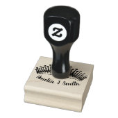 Gepersonaliseerde design kroon rubberstempel (Stempel)