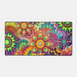 Gepersonaliseerde Desk Mat, Desk Mat, Mandala Desk Bureaumat