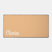 Gepersonaliseerde Desk Mat met Naam | Aangepaste M (Voorkant)
