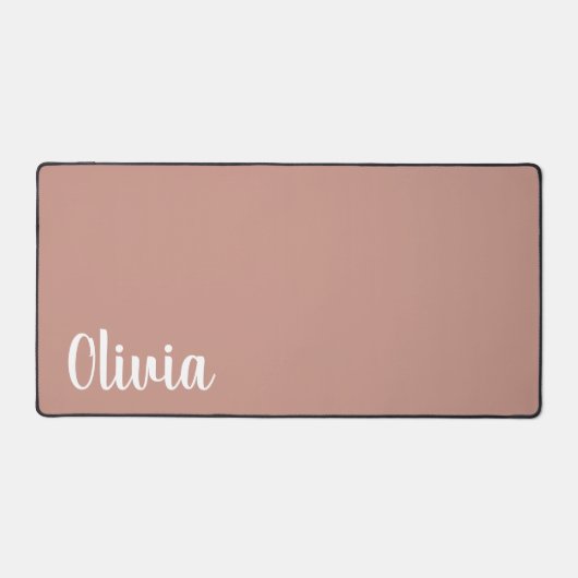 Gepersonaliseerde Desk Mat met Naam | Aangepaste M (Voorkant)