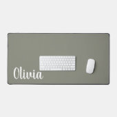 Gepersonaliseerde Desk Mat met Naam | Aangepaste M (Keyboard & Muis)