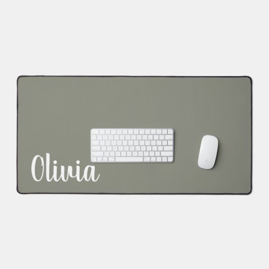 Gepersonaliseerde Desk Mat met Naam | Aangepaste M (Keyboard & Muis)
