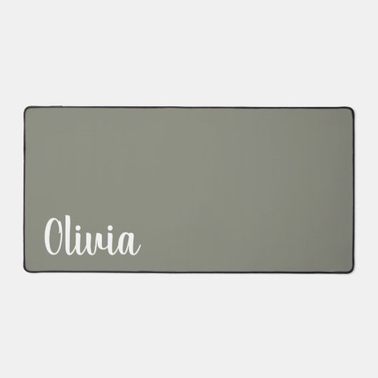 Gepersonaliseerde Desk Mat met Naam | Aangepaste M (Voorkant)