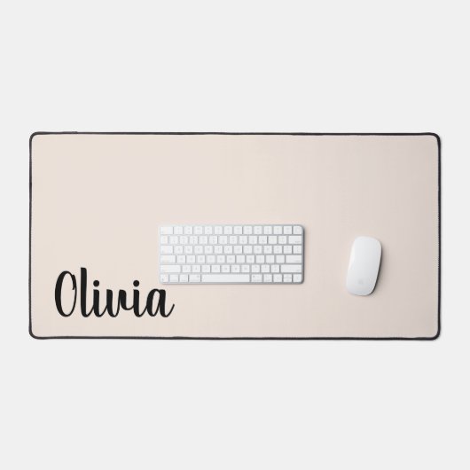 Gepersonaliseerde Desk Mat met Naam | Aangepaste M (Keyboard & Muis)