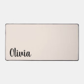 Gepersonaliseerde Desk Mat met Naam | Aangepaste M (Voorkant)