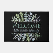 Gepersonaliseerde deurmat bloemen gepersonaliseerd (Voorkant)