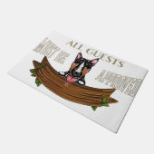 Gepersonaliseerde Deurmat, Custom Dog Owner Gift Deurmat (Schuin)