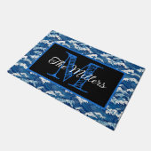 Gepersonaliseerde deurmat oceaangolven (Schuin)