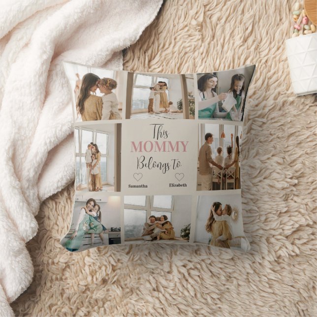 Gepersonaliseerde "Deze mama hoort bij" Foto | Kussen (Deken)