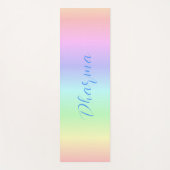 Gepersonaliseerde Dharma heldere regenboog kleuren Yogamat (Voorkant)