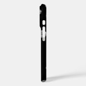 gepersonaliseerde diamantcirkels op zwart Case-Mate iPhone case (Achterkant / Links)