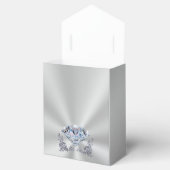 Gepersonaliseerde Diamond Favor Dozen, uw namen, d Bedankdoosjes (Geopend)
