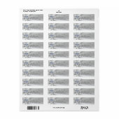 Gepersonaliseerde Diamond Jubileum uitnodigingslab Etiket (Full Sheet)