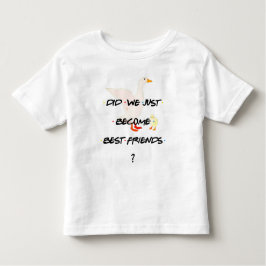 GEpersonaliseerde DID WE WORDEN NET DE BESTE FRIEN Kinder Shirts