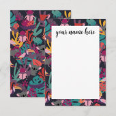 Gepersonaliseerde dieren Notecards Bedankkaart (Voorkant / Achterkant)