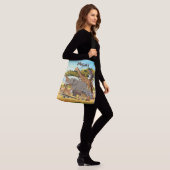 Gepersonaliseerde dieren van Afrika Crossbody Tas (Op model)