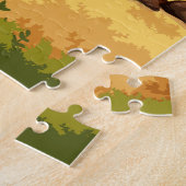 Gepersonaliseerde dieren van Afrika Legpuzzel (Zijkant)