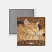 Gepersonaliseerde dierenfoto magneet (Voorkant / Achterkant)