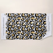 Gepersonaliseerde Dierenprint Strandlaken (Voorkant)