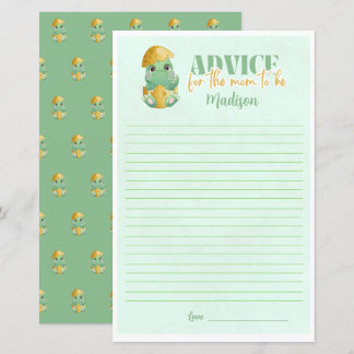 Gepersonaliseerde Dino advies voor moeder Baby sho