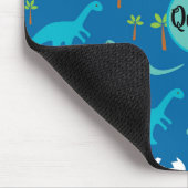 Gepersonaliseerde Dino Fun Mousepad Muismat (Hoek)