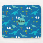 Gepersonaliseerde Dino Fun Mousepad Muismat (Voorkant)
