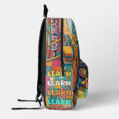 Gepersonaliseerde Dino Rugzak - Leren, Roar, Herha (Links)