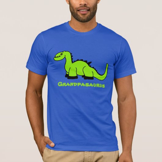 Gepersonaliseerde Dinosaur Adult T-Shirt voor mann (Voorkant)