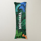 Gepersonaliseerde Dinosaur Kinder Dino Jurassic Tr Lichaamskussen (Voorkant Verticaal)