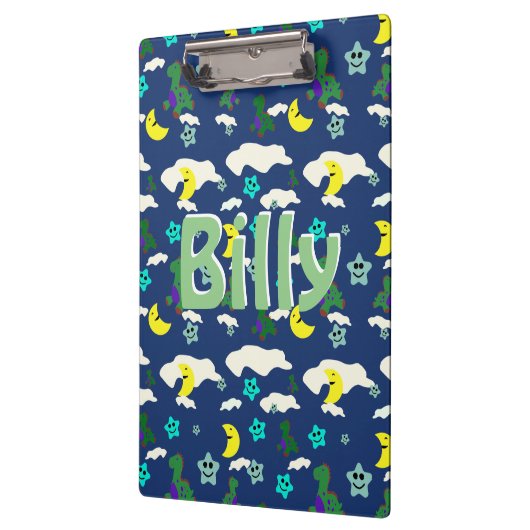 Gepersonaliseerde Dinosaur Klembord (Links)