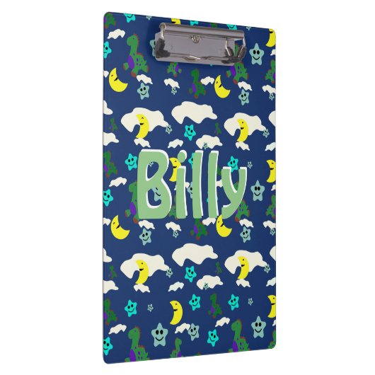 Gepersonaliseerde Dinosaur Klembord (Rechts)