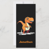 Gepersonaliseerde Dinosaur Rex Bladwijzer (Voorkant)