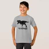 Gepersonaliseerde Dinosaur-Shirten, cadeau voor ki T-shirt (Voorkant volledig)