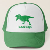 Gepersonaliseerde Dinosaur Trucker Pet (Voorkant)