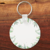 Gepersonaliseerde Dinosaurs Jurasic Wild One Sleutelhanger (Achterkant)