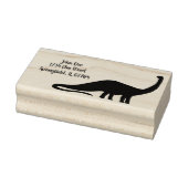 Gepersonaliseerde Dinosaurus Adresstempel - Custom Rubberstempel (Stempel)